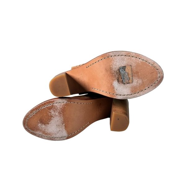 Rag & Bone Wyatt Nubuck Perforated Bootie Sandals Camel Women’s US 7.5 / EU 37.5 - Picture 10 of 11